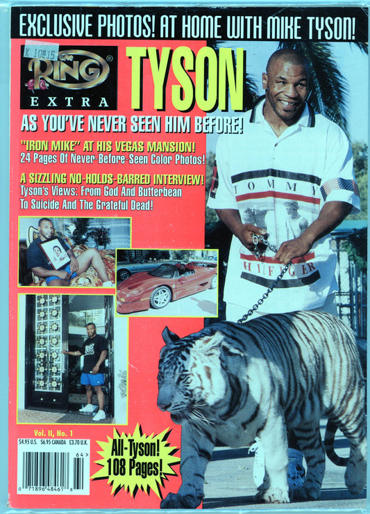 1996 The Ring Extra Vintage Boxing Magazine Mike Tyson Issue