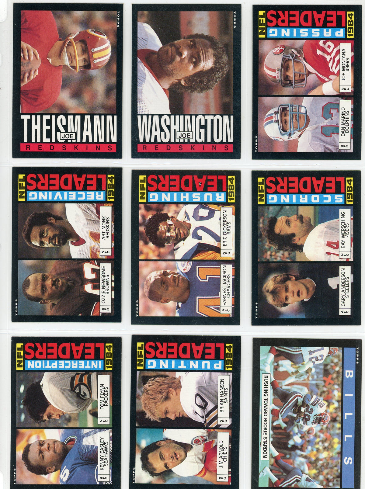 1985 Topps NFL Football Card Complete Set (396 Cards) Pack Fresh