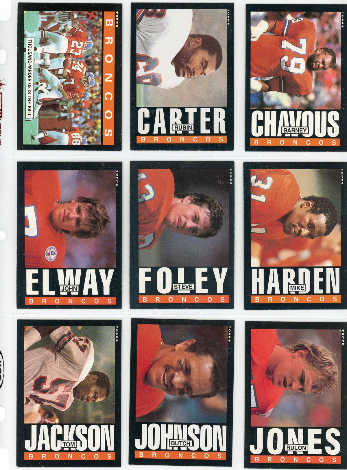 1985 Topps NFL Football Card Complete Set (396 Cards) Pack Fresh