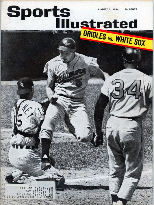 Vintage Sports Illustrated Magazine (August, 1964) Orioles vs. White Sox