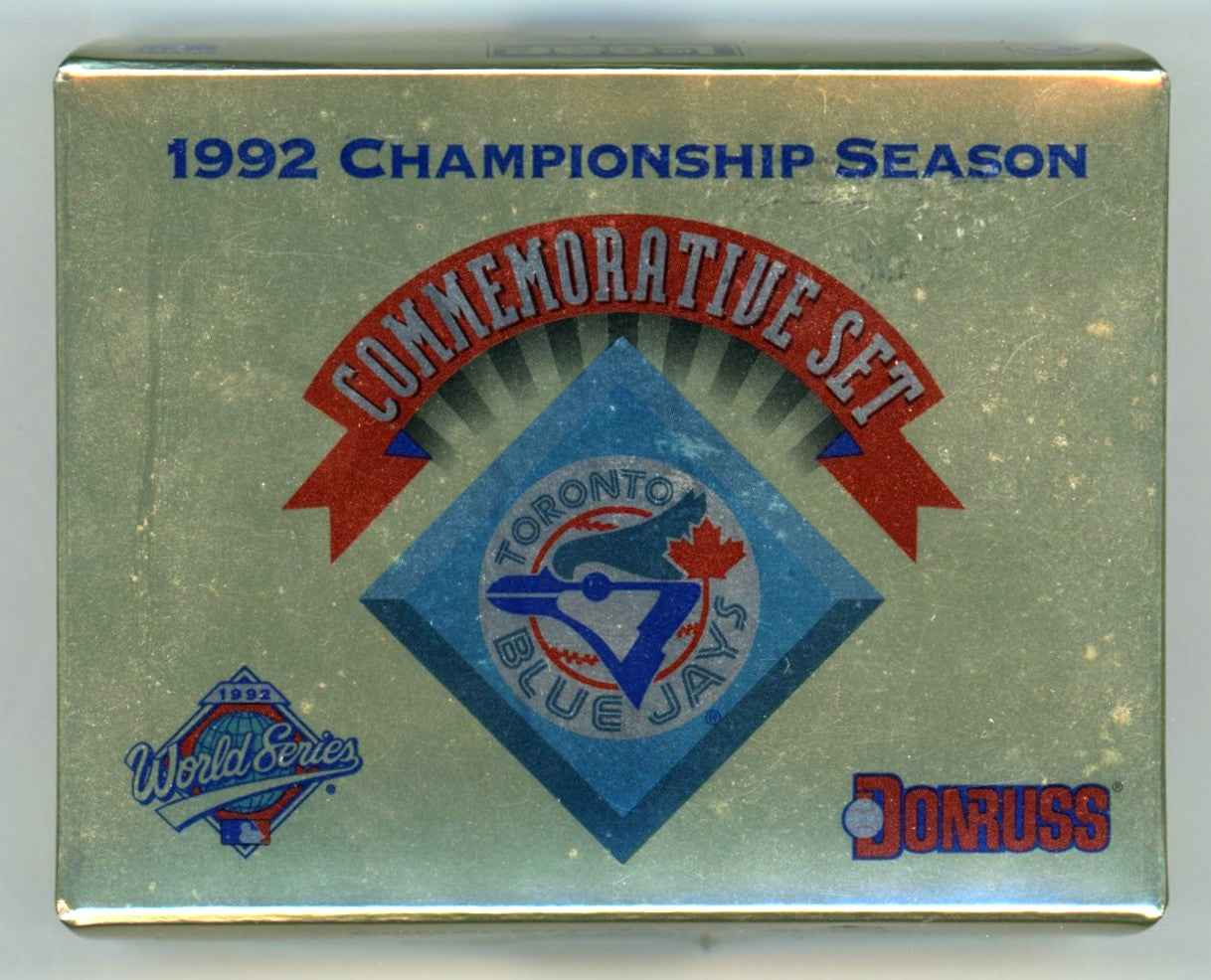1992 Leaf Donruss Toronto Blue Jays Championship Season Commemorative Set (54 Cards) Opened