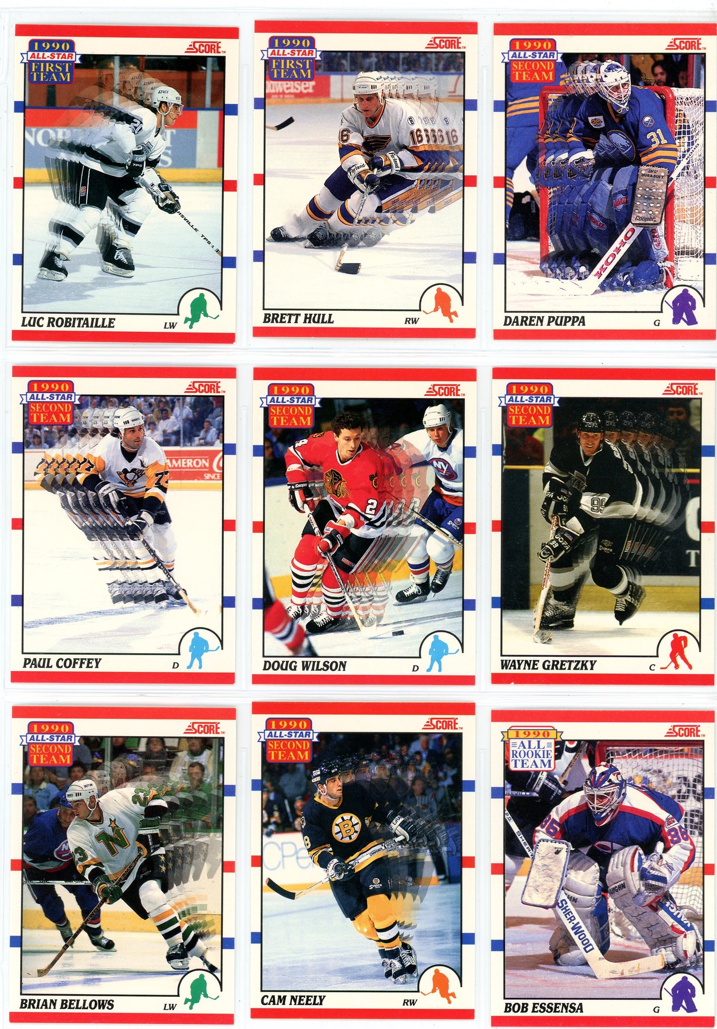 1990/91 Score Canadian Hockey Card Master Set With Bonus (598 Cards) Bilingual