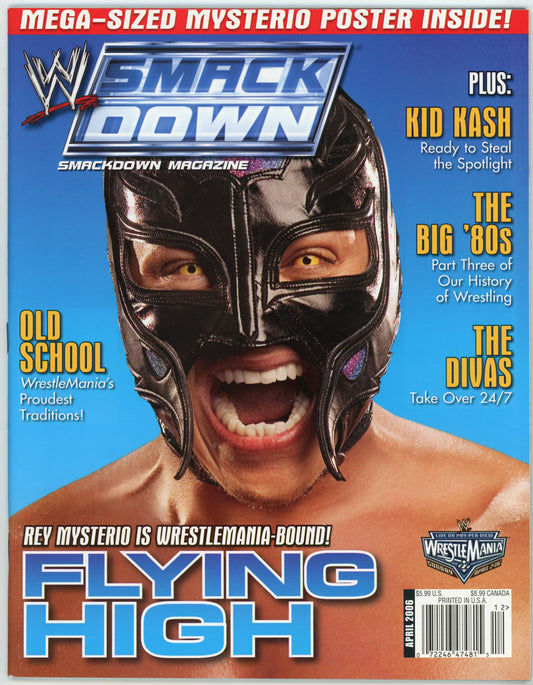 WWE Smackdown Wrestling Magazine (April 2006) Rey Mysterio Cover - No Poster