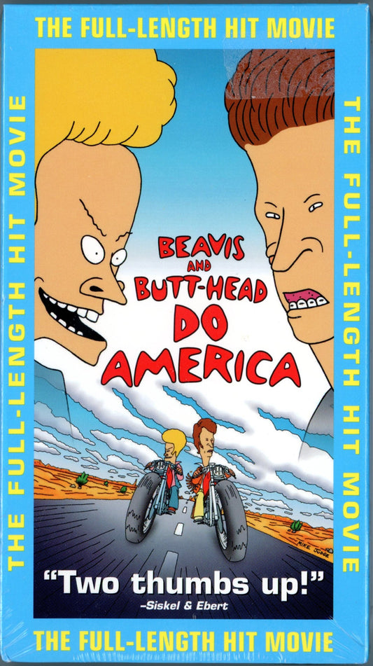 1997 Beavis and Butt-Head Do America (1996) MTV Vintage VHS Tape Factory Sealed Very Rare!