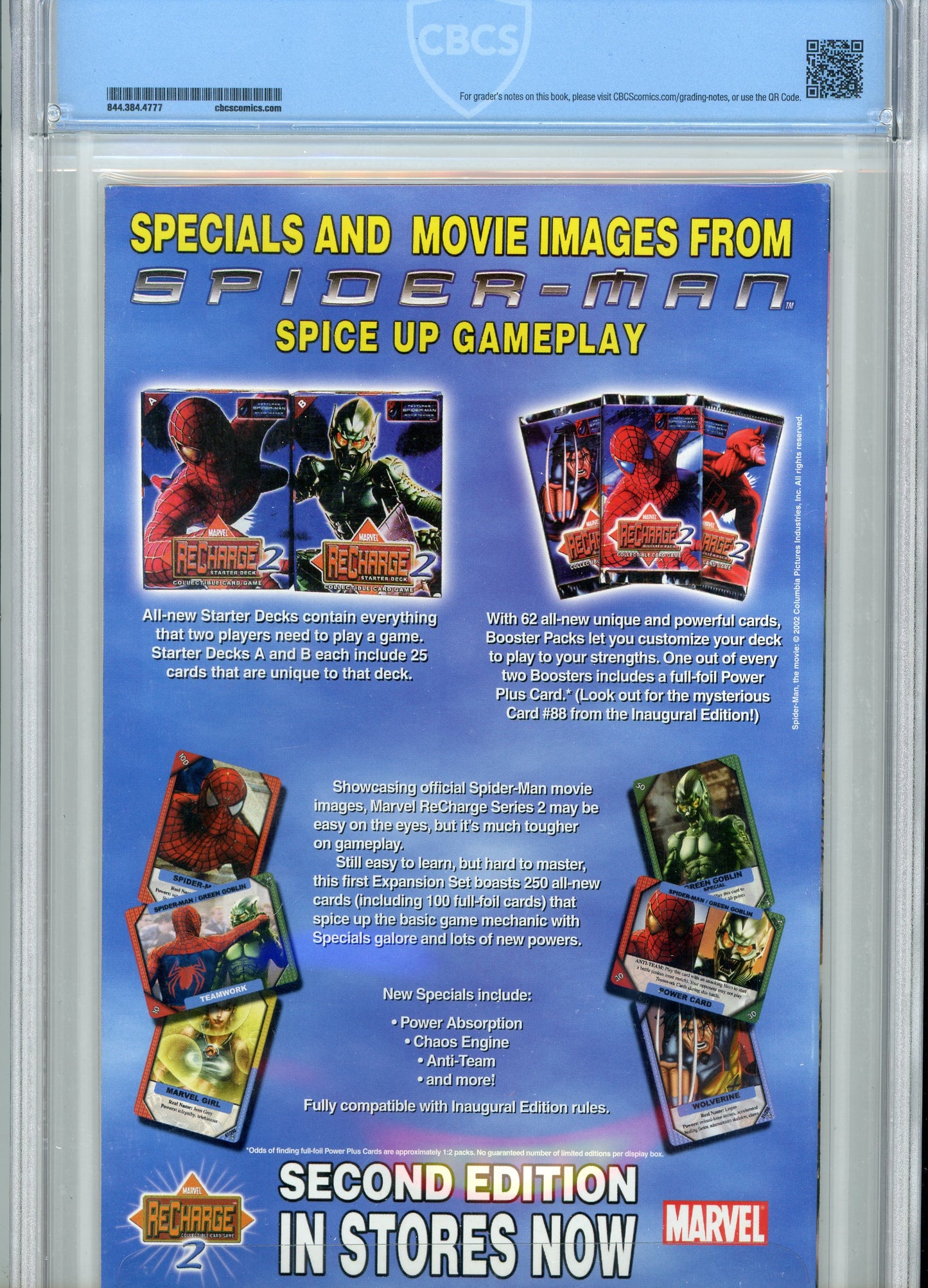 2002 Black Widow: Pale Little Spider #2 Graded Comic Book Greg Horn Cover CBCS 9.2