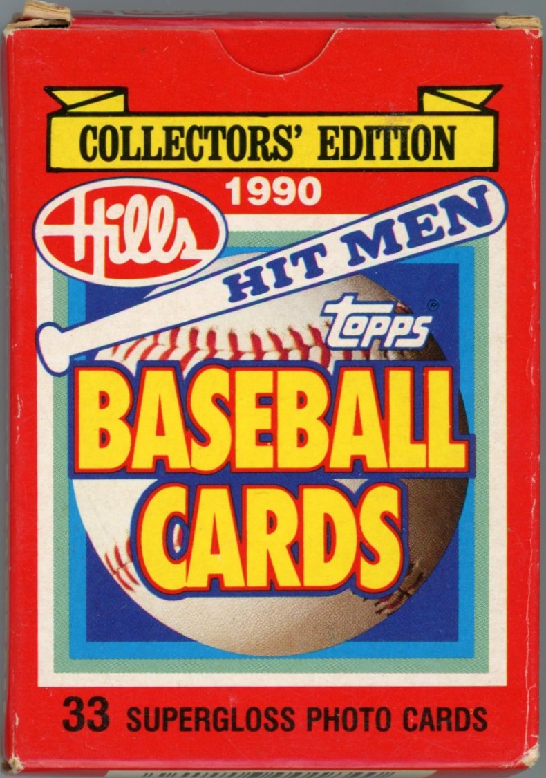 1990 Topps Hills MLB Baseball Hit Men Collectors' Edition Card Set (33 Cards) Opened