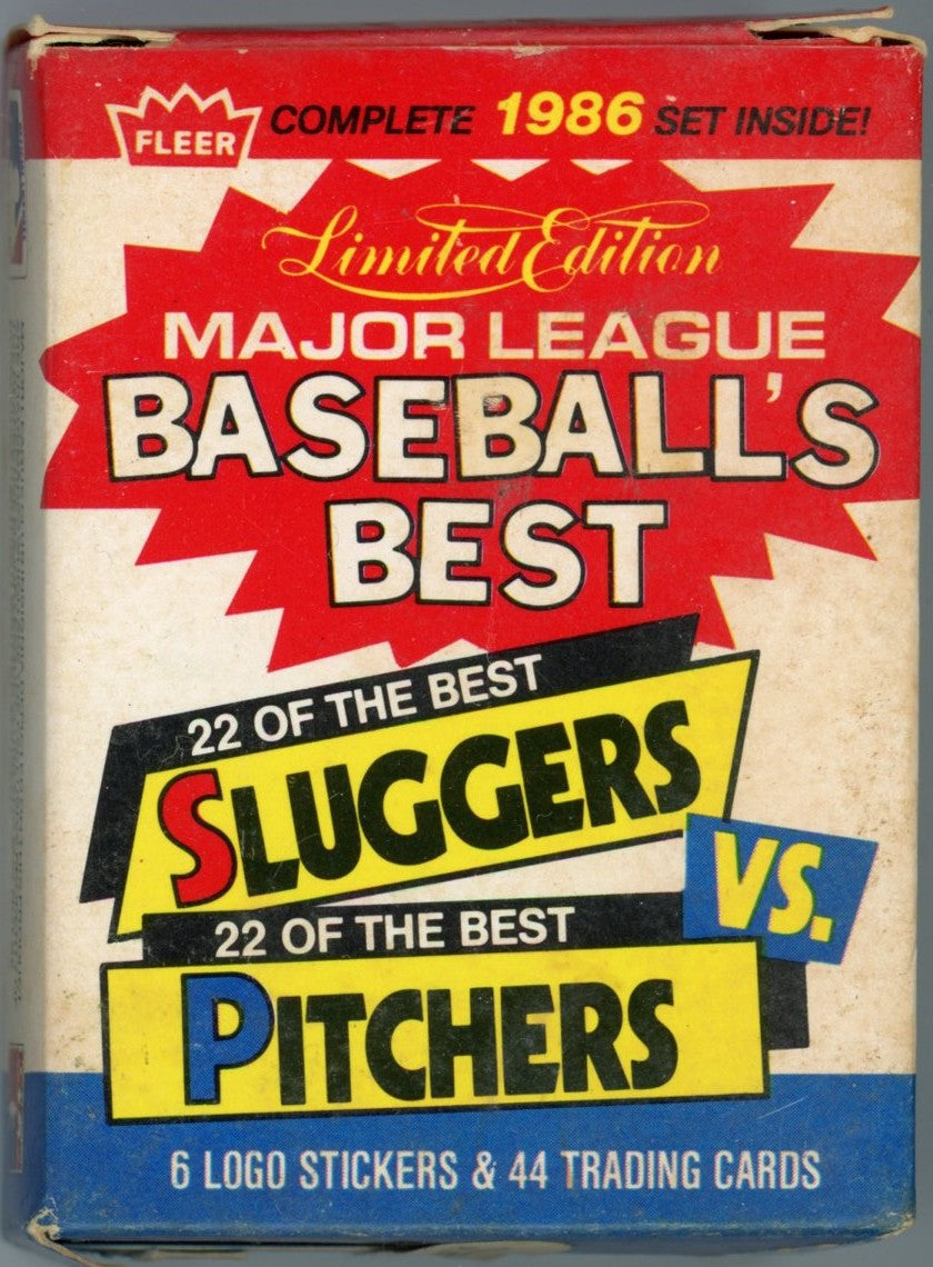 1986 Fleer MLB Baseball Sluggers vs. Pitchers Trading Card Set (44 Cards) Opened