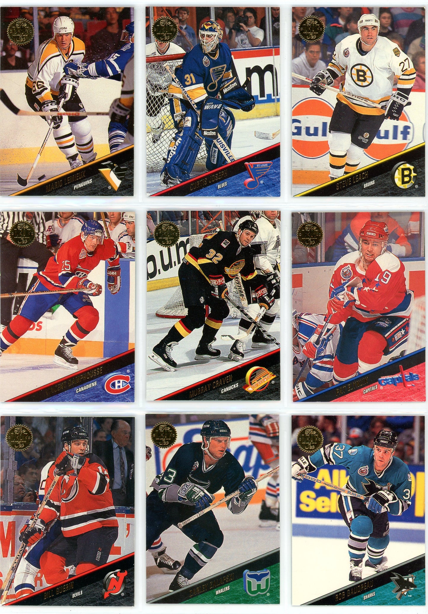 1993/94 Leaf Hockey Card Complete Set (440 Cards)