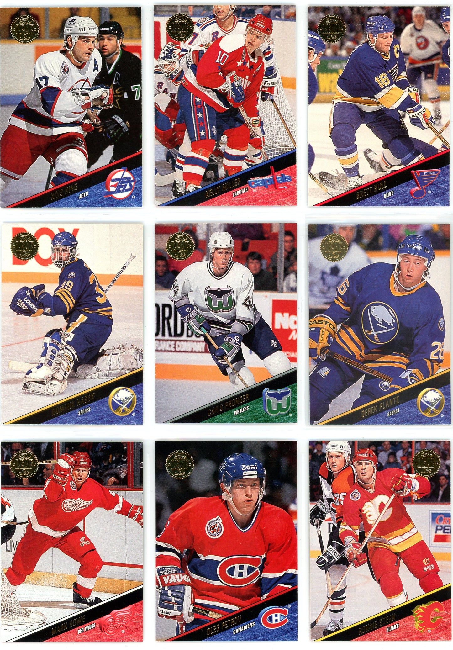 1993/94 Leaf Hockey Card Complete Set (440 Cards)