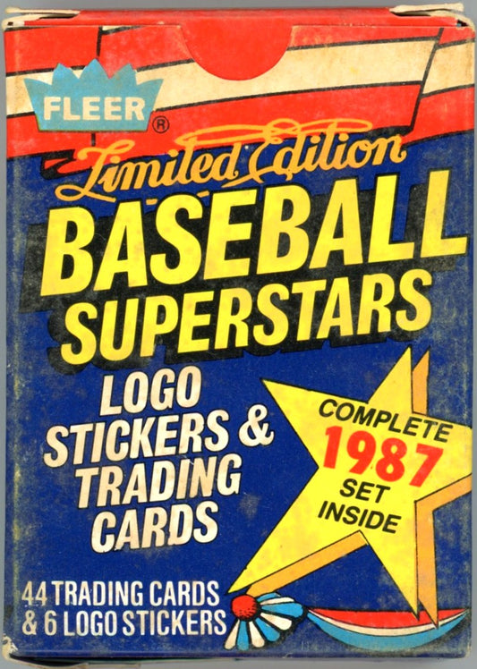 1987 Fleer MLB Baseball Superstars Trading Card Set (44 Cards) Opened