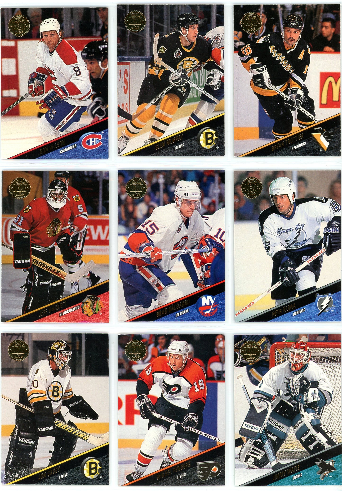 1993/94 Leaf Hockey Card Complete Set (440 Cards)