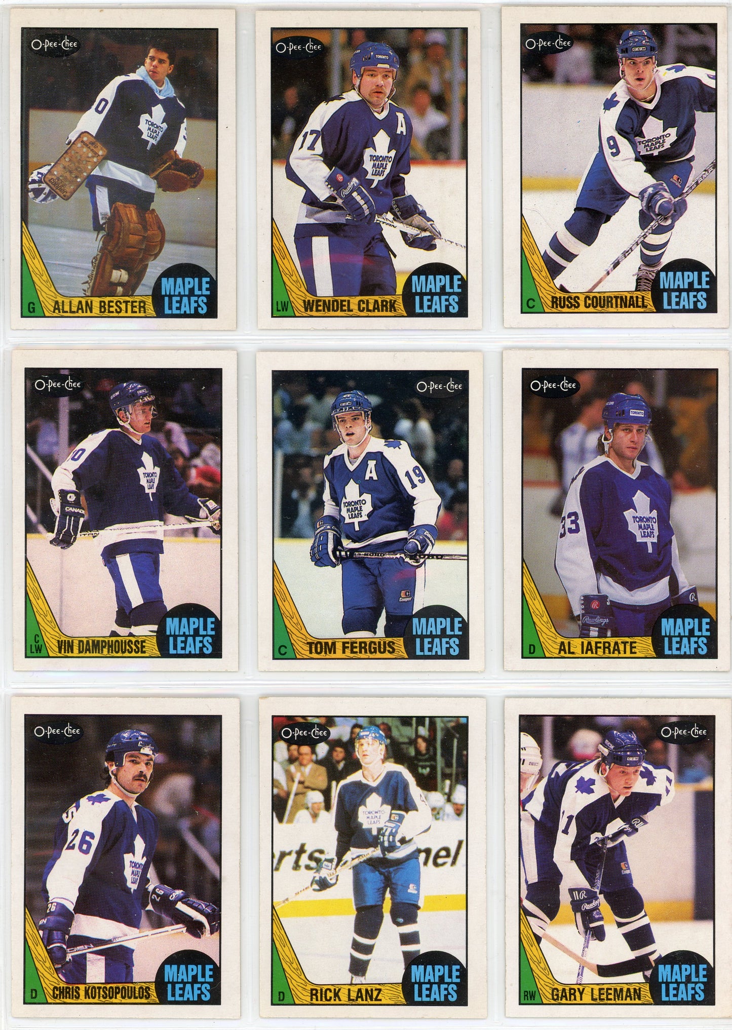 1987/88 OPC O-Pee-Chee NHL Hockey Complete Set (264 Cards)