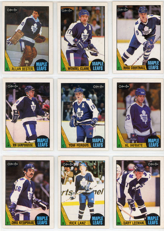1987/88 OPC O-Pee-Chee NHL Hockey Complete Set (264 Cards)