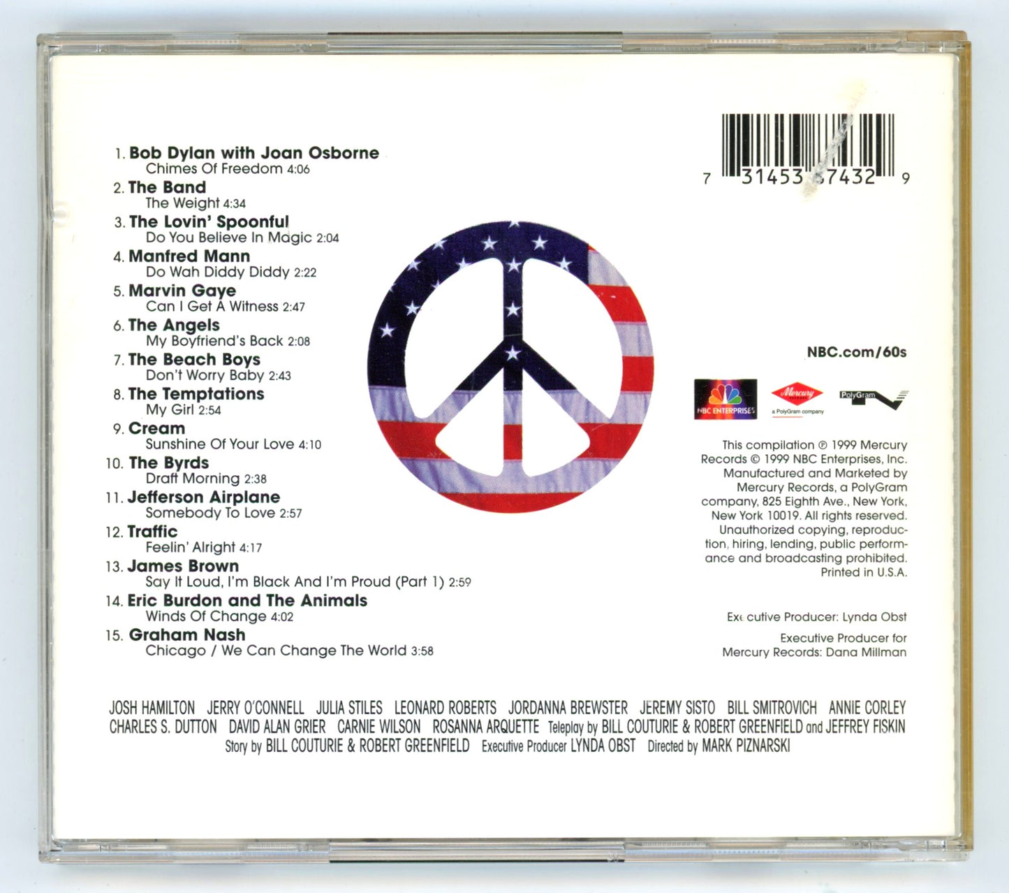 The '60s (1999) Television Miniseries Soundtrack Vintage CD