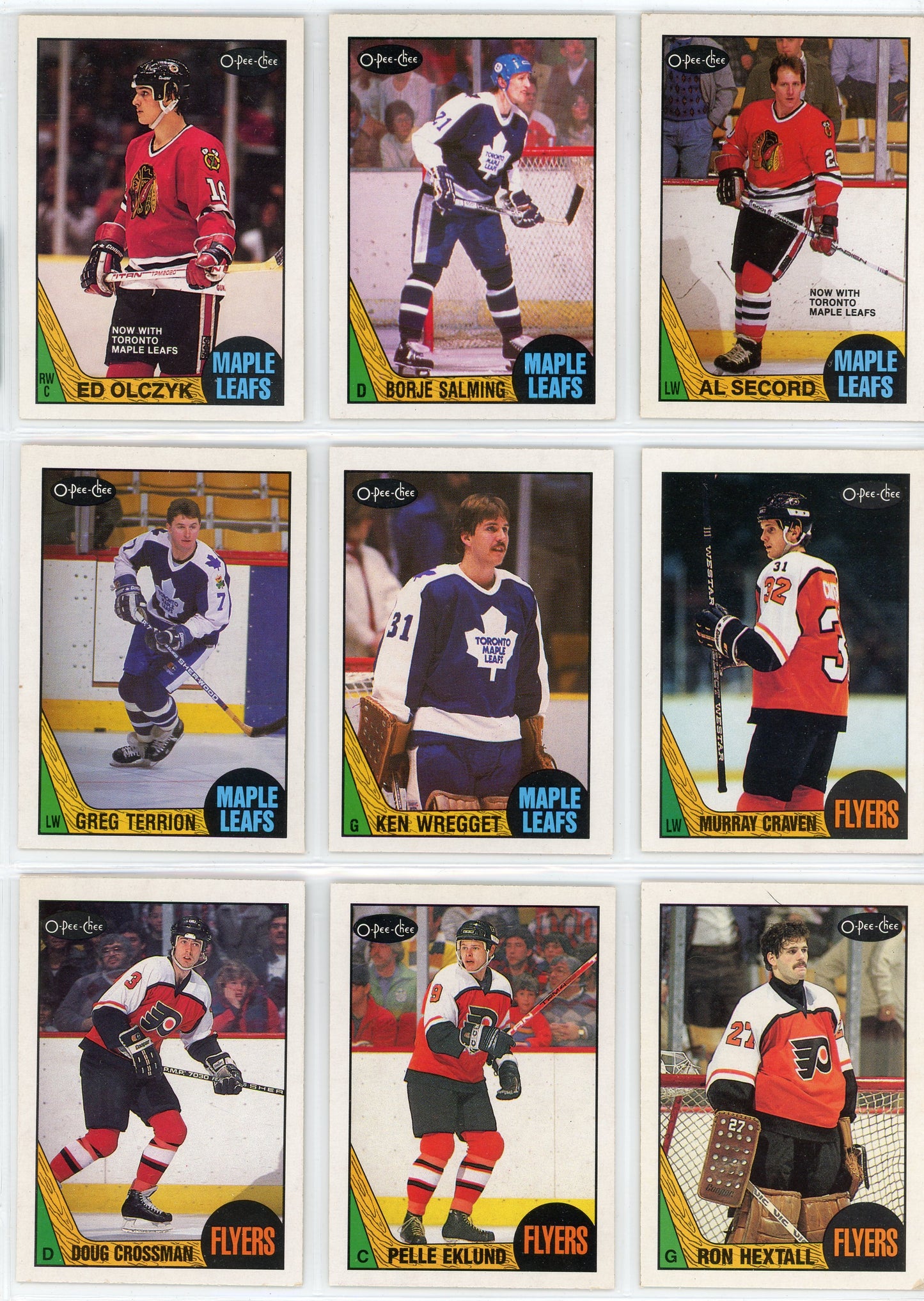1987/88 OPC O-Pee-Chee NHL Hockey Complete Set (264 Cards)