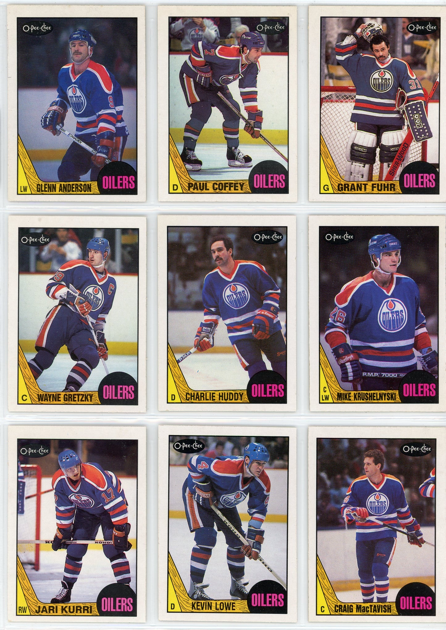 1987/88 OPC O-Pee-Chee NHL Hockey Complete Set (264 Cards)