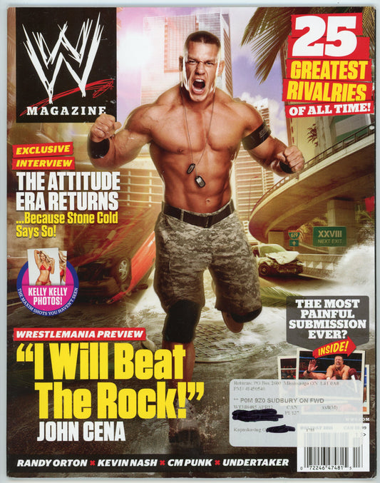 WWE Vintage Wrestling Magazine (Holiday 2011) John Cena Cover