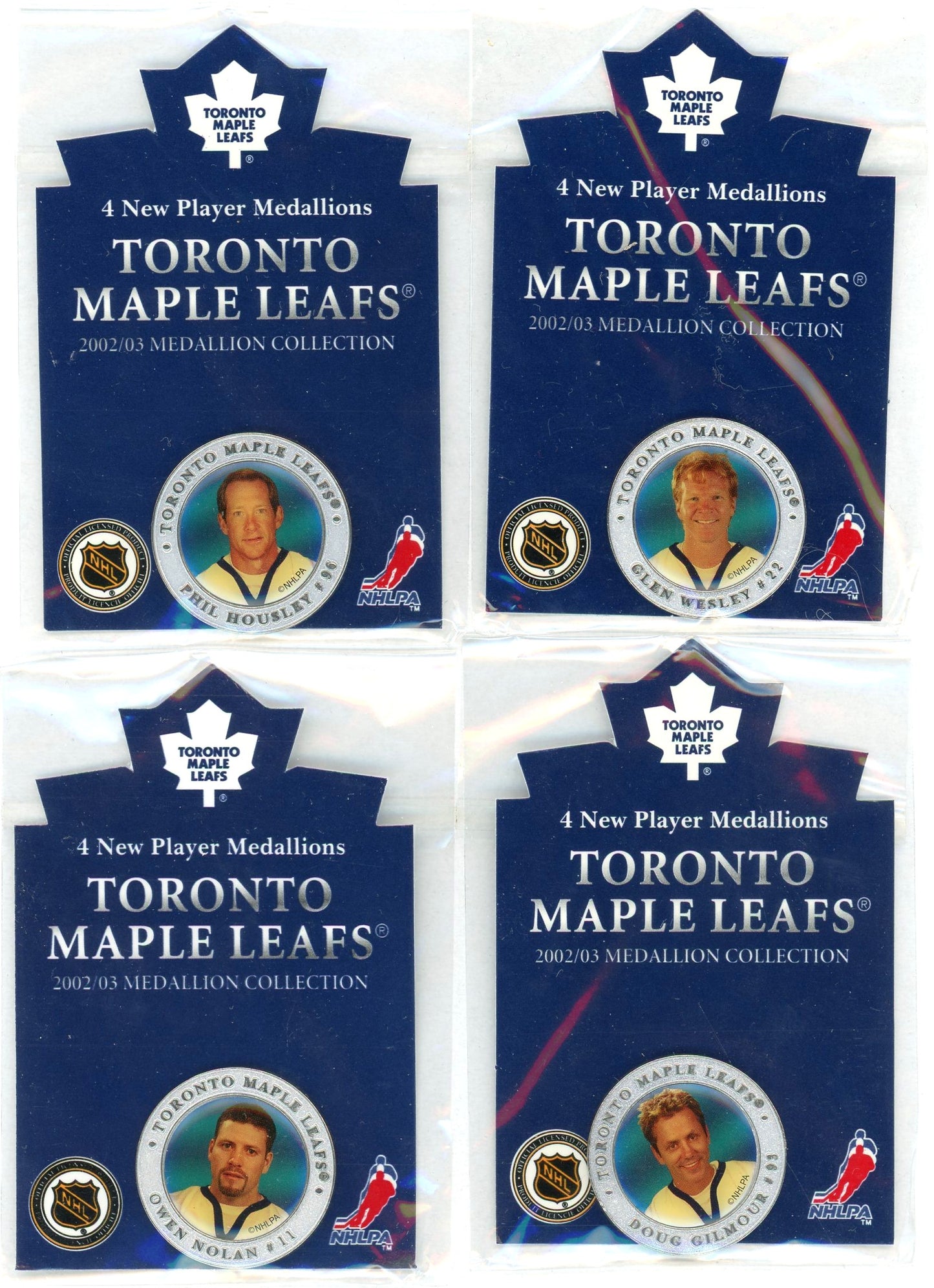 2002/03 Official Toronto Maple Leafs Medallion Collection Complete Set + New Player Medallions