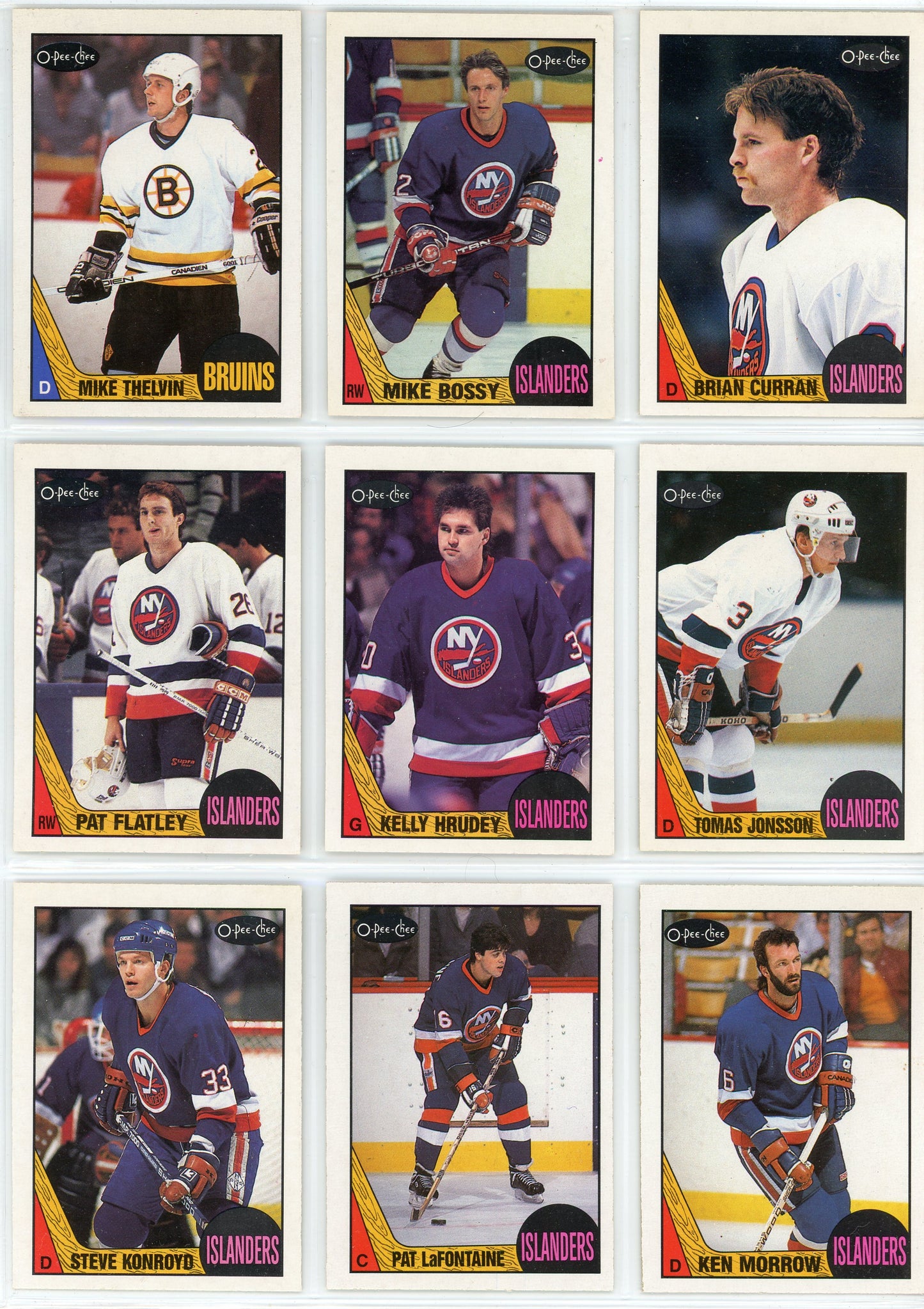 1987/88 OPC O-Pee-Chee NHL Hockey Complete Set (264 Cards)