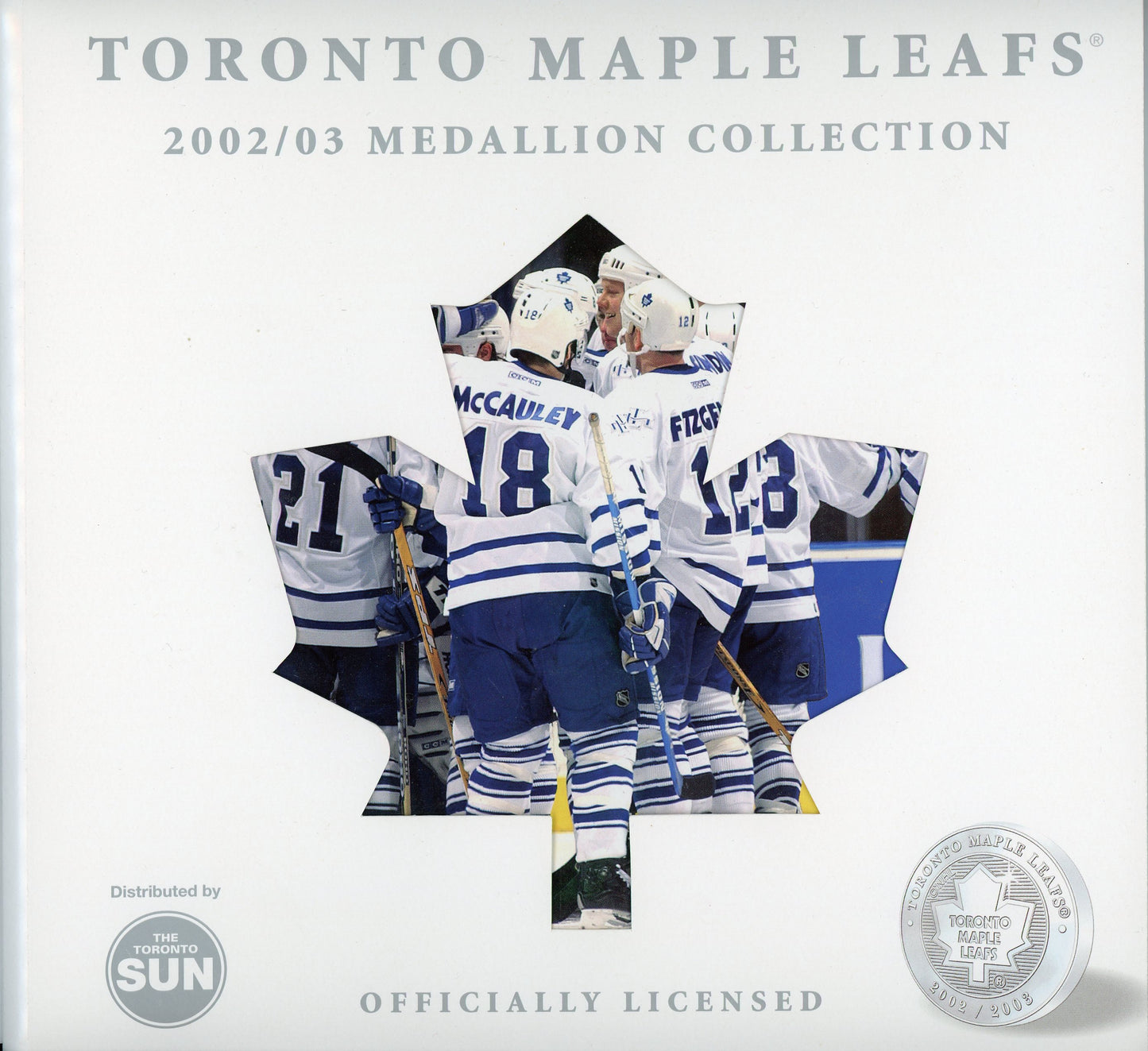 2002/03 Official Toronto Maple Leafs Medallion Collection Complete Set + New Player Medallions