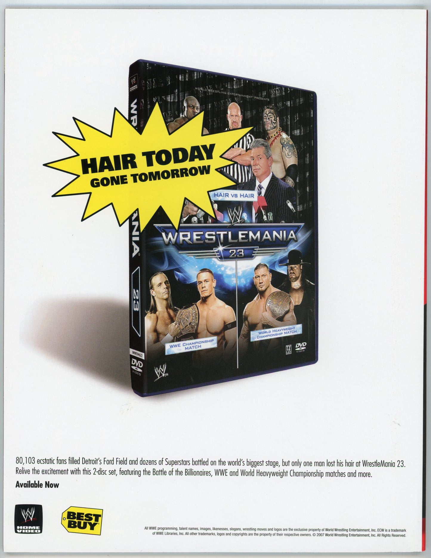 WWE Presents The Complete History of Champions Vintage Wrestling Magazine (2007) Special Issue