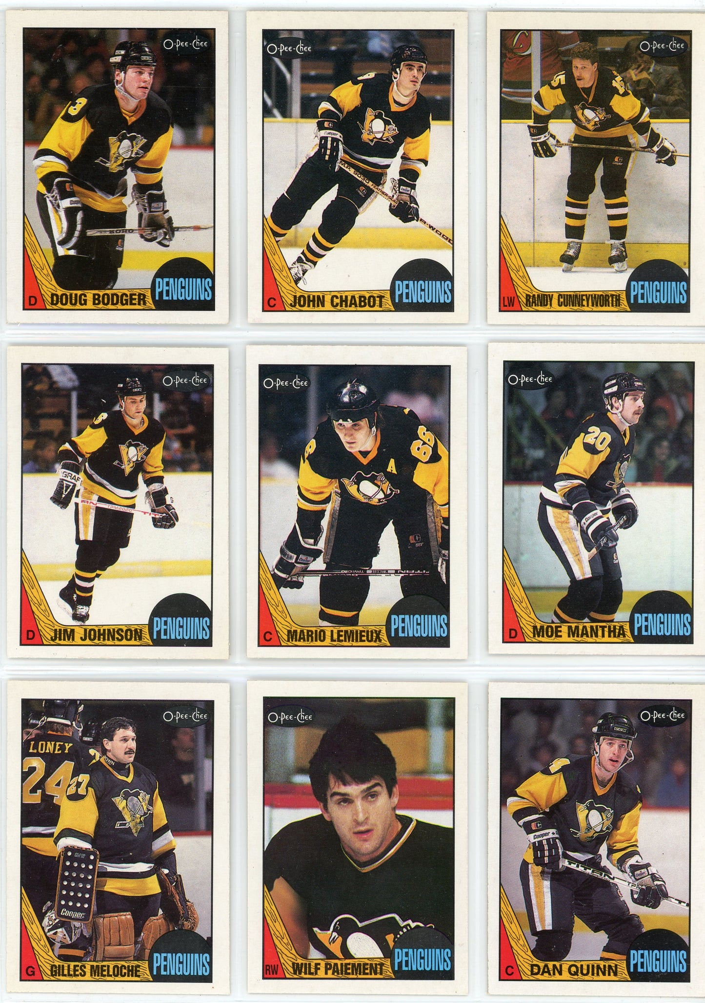 1987/88 OPC O-Pee-Chee NHL Hockey Complete Set (264 Cards)