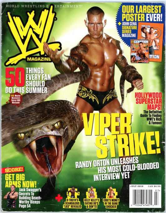 WWE Wrestling Magazine (July 2010) Randy Orton Cover