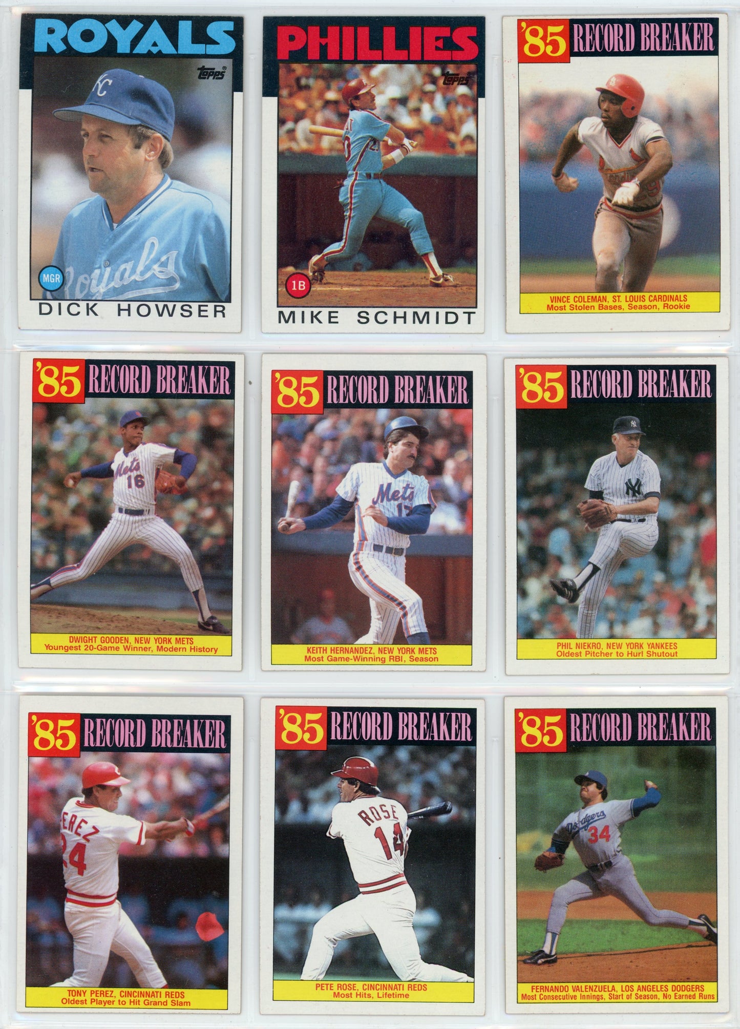 1986 Topps MLB Baseball Complete Set (792 Cards)
