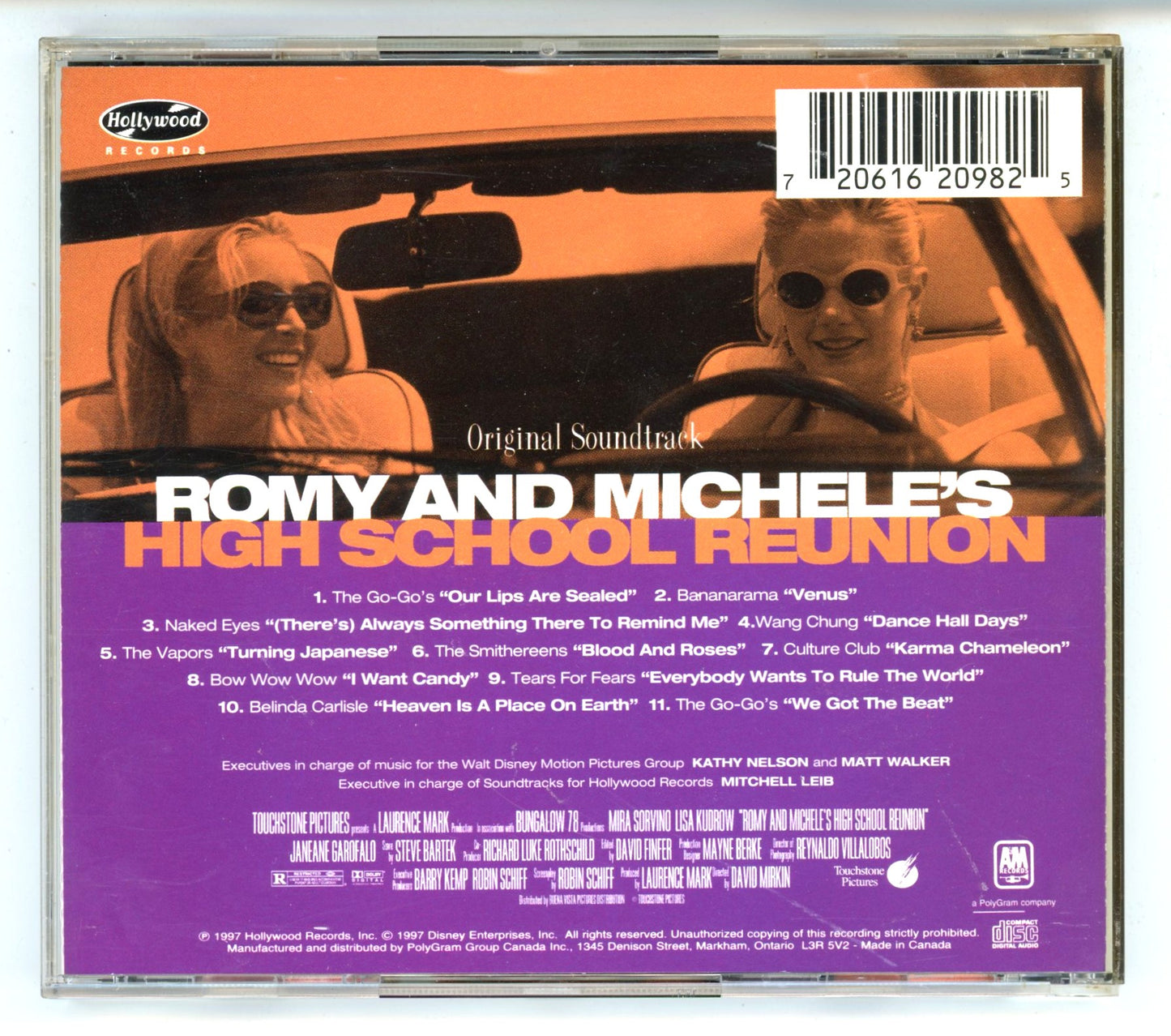 Romy and Michele's High School Reunion (1997) Motion Picture Soundtrack Vintage CD