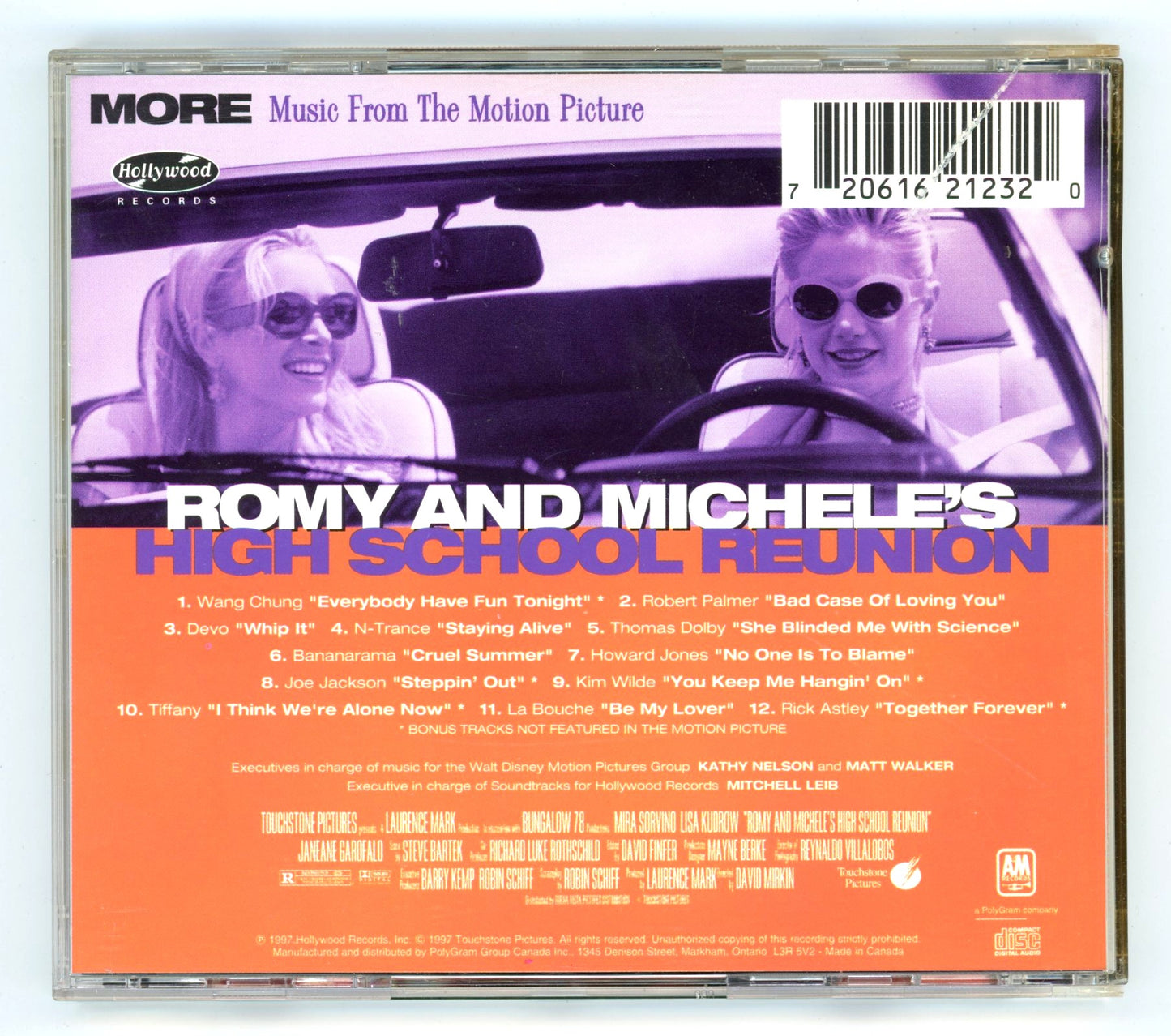 More Music from Romy and Michele's High School Reunion (1997) Motion Picture Soundtrack Vintage CD