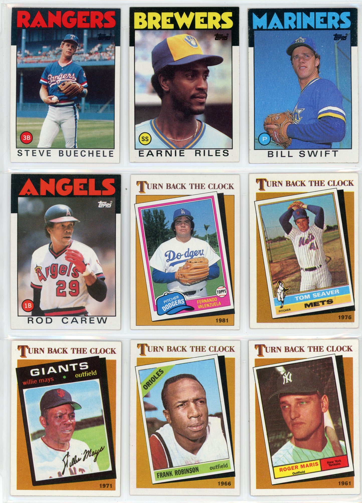 1986 Topps MLB Baseball Complete Set (792 Cards)