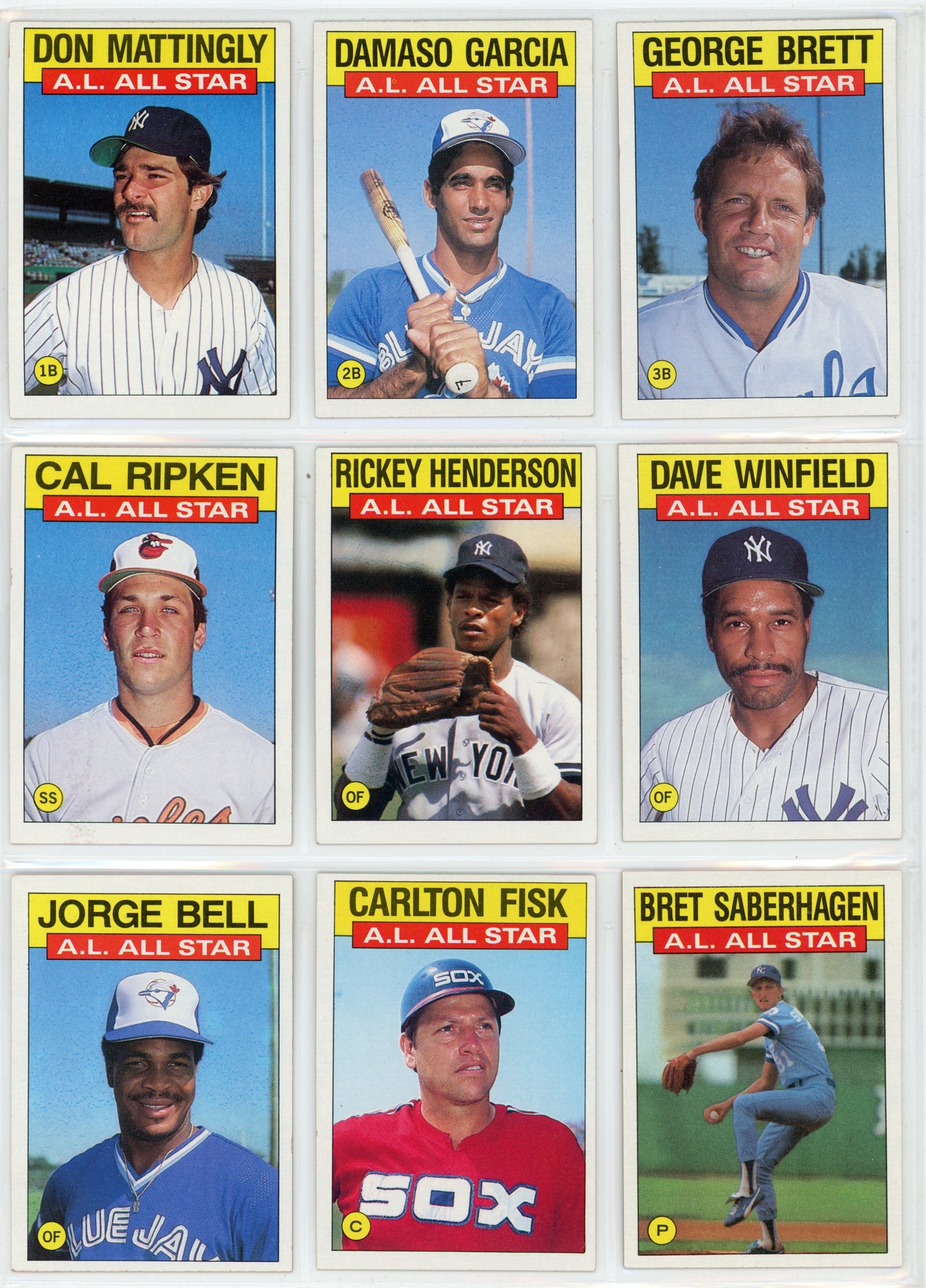 1986 Topps MLB Baseball Complete Set (792 Cards)