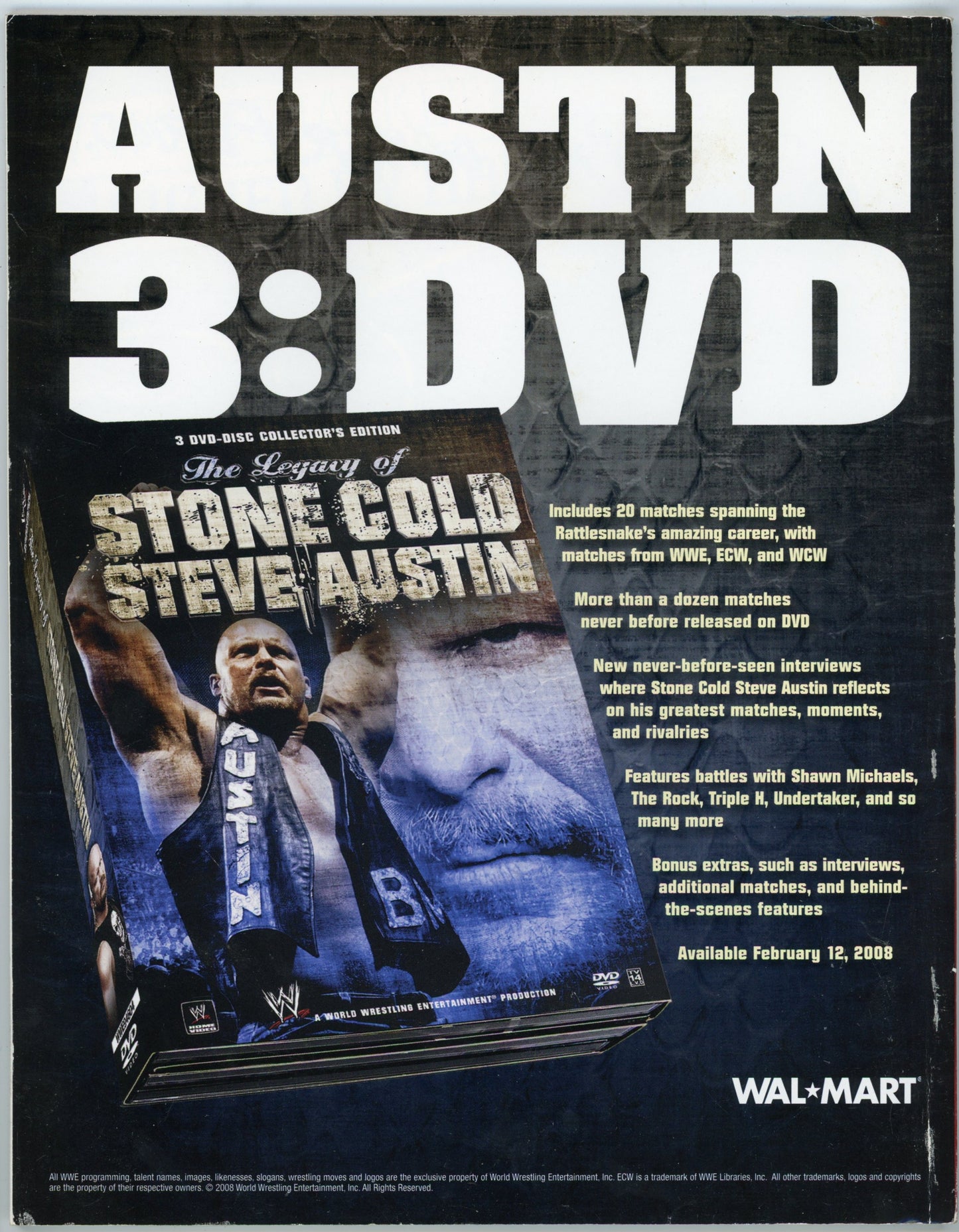 WWE Presents 2008 Spring Preview Vintage Wrestling Magazine (2008) Shawn Michaels Cover