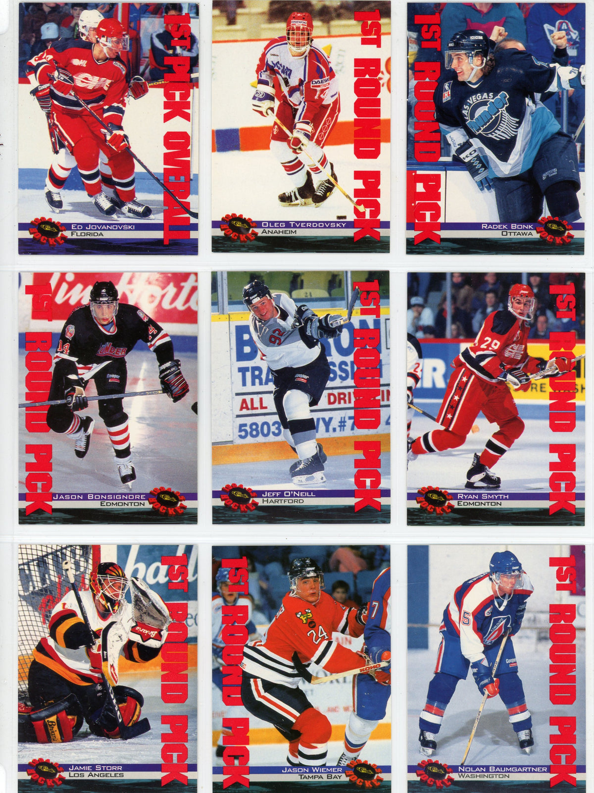 1994 Classic Games CHL Hockey (Series 1 / 1st Round Picks subset) Complete Set (120 Cards)