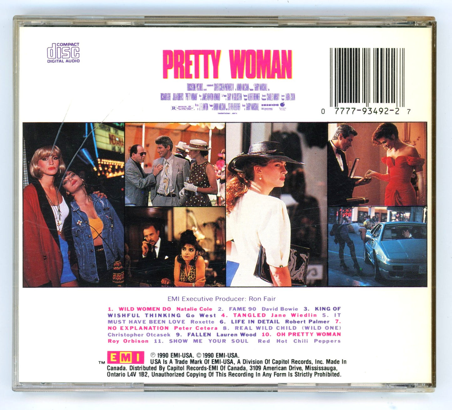 Pretty Woman (1990) Motion Picture Soundtrack Vintage CD