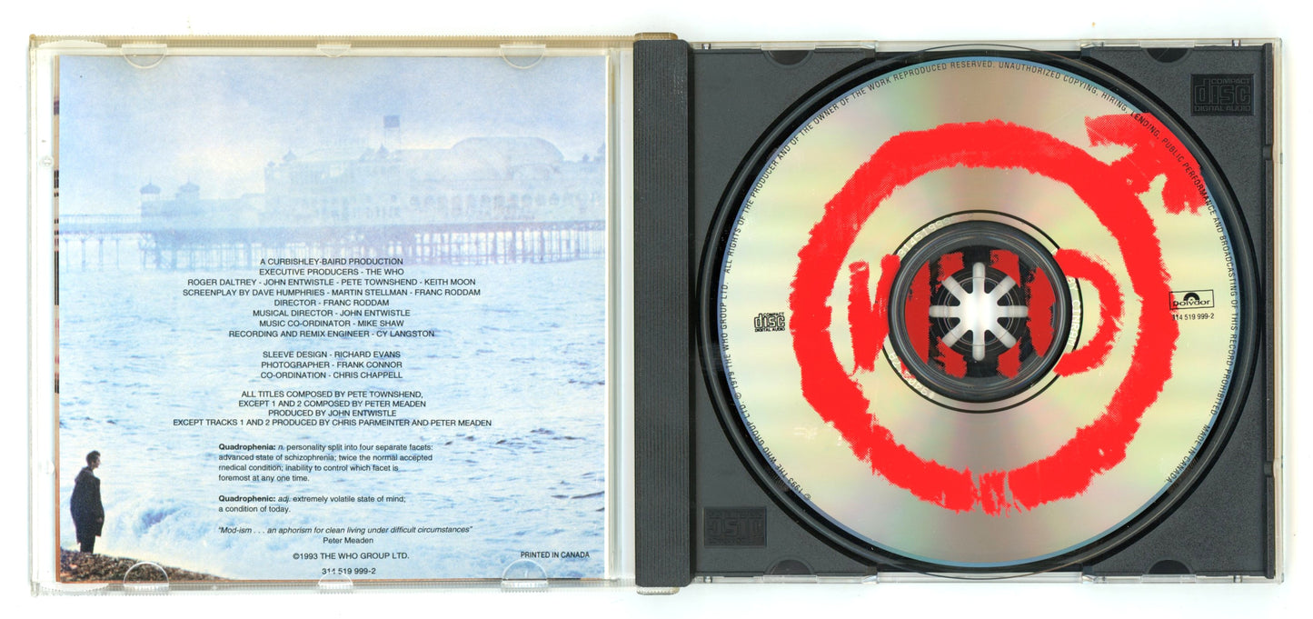 Quadrophenia (1979) Motion Picture Soundtrack Vintage CD