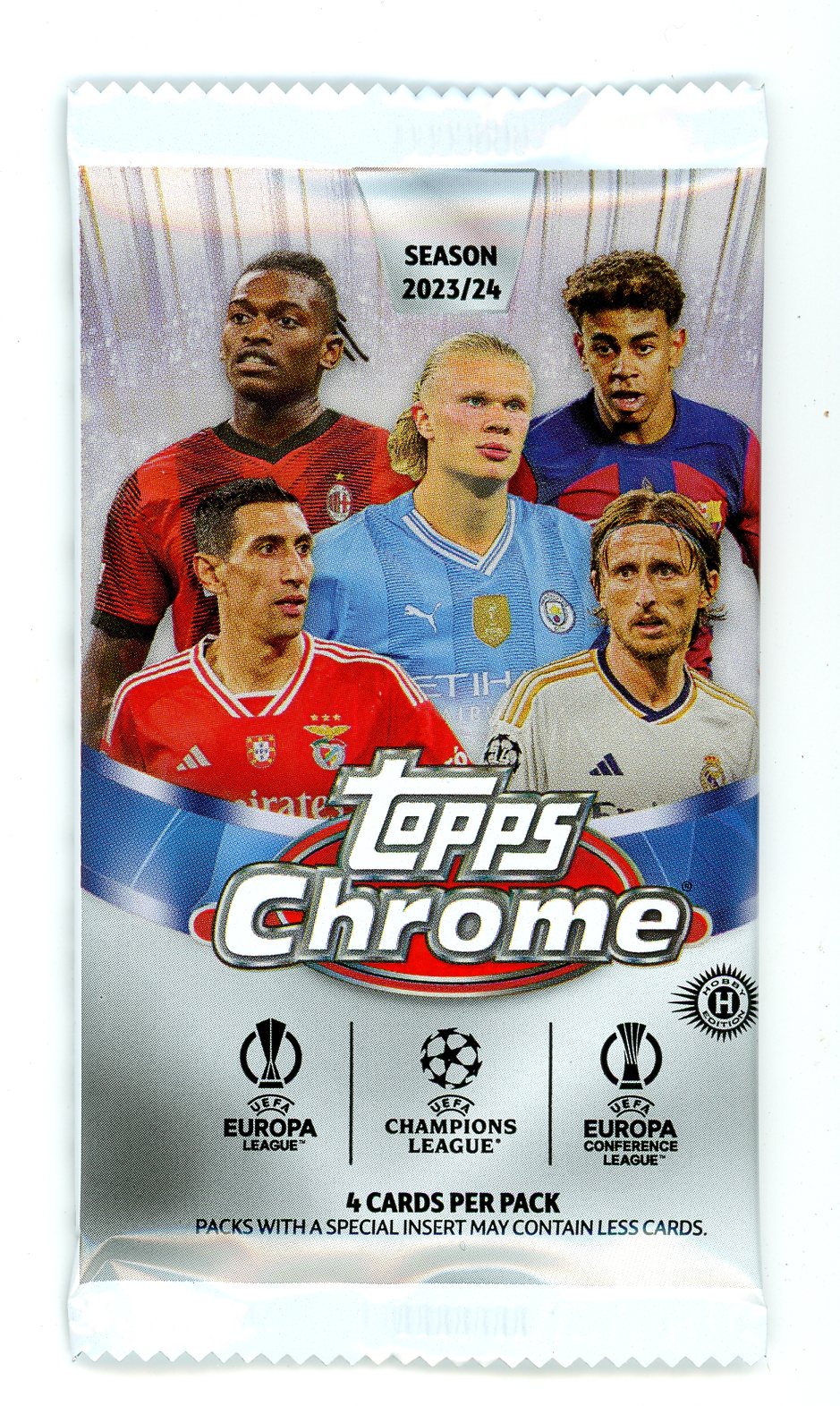 2023/24 Topps Chrome UEFA Unopened Wax Pack