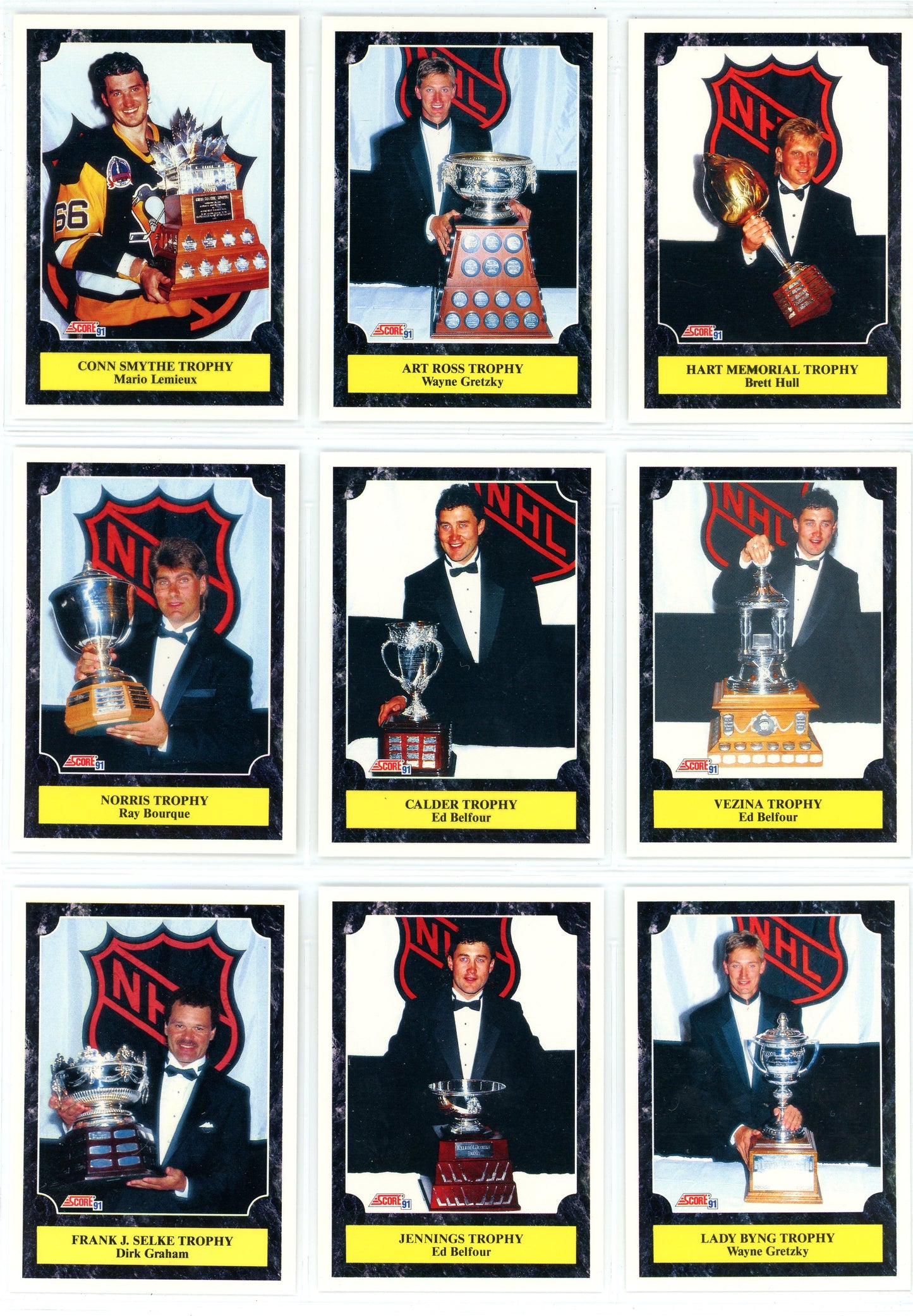 1991/92 Score Canadian Hockey Card Master Set (734 Cards) English Edition