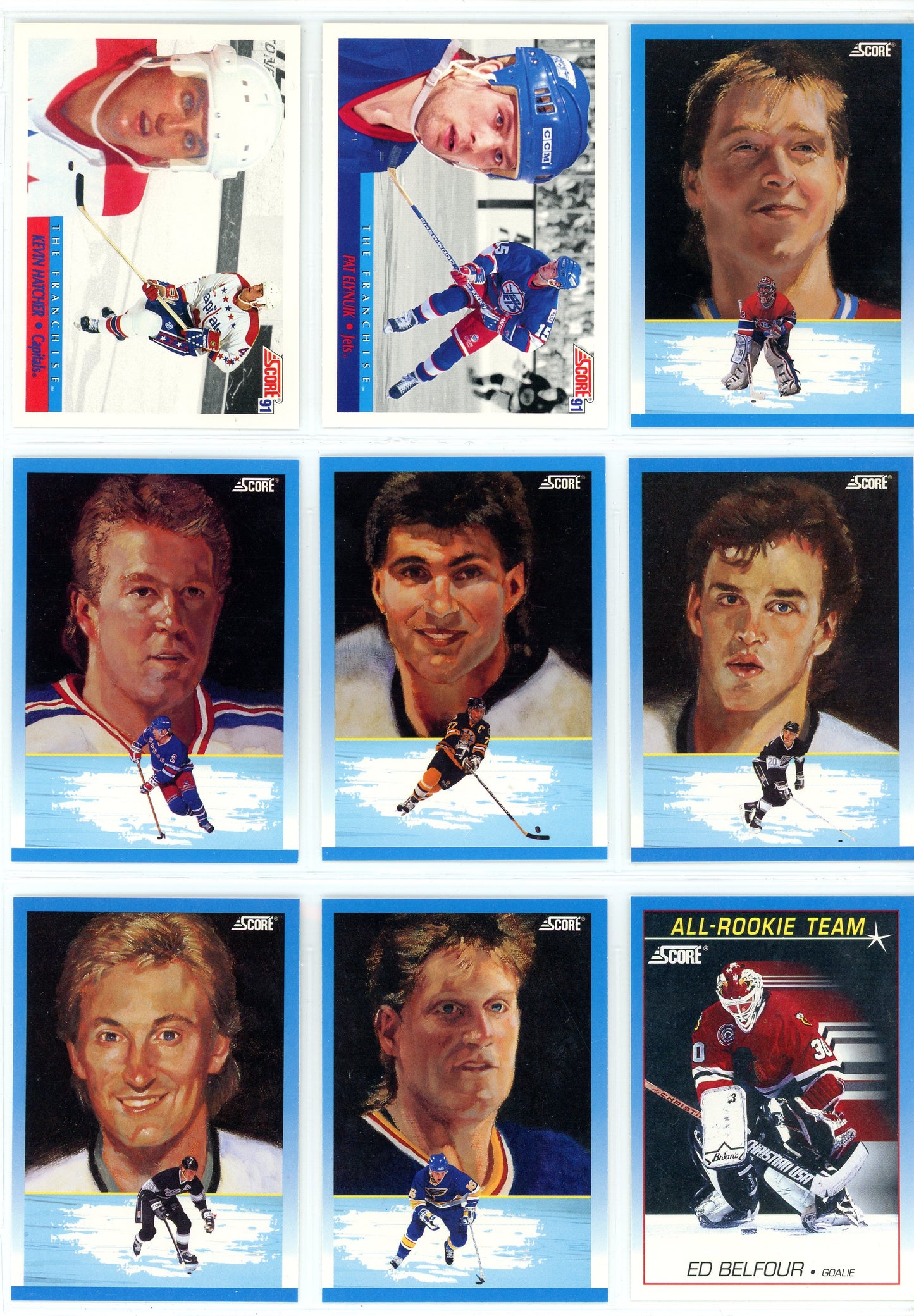 1991/92 Score Canadian Hockey Card Master Set (734 Cards) English Edition