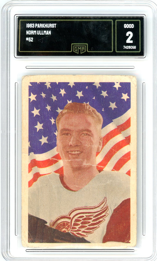 1963 Parkhurst Norm Ullman Graded Card #52 GMA2