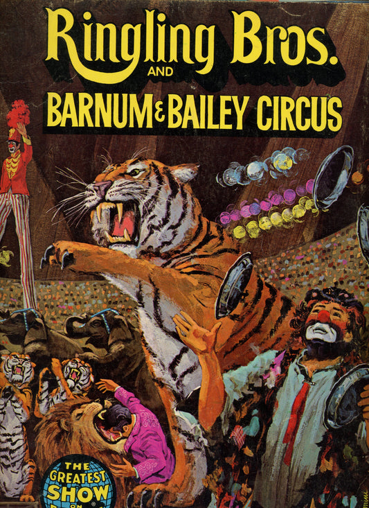 1972 Ringling Bros. and Barnum & Bailey Circus Souvenir Program and Magazine