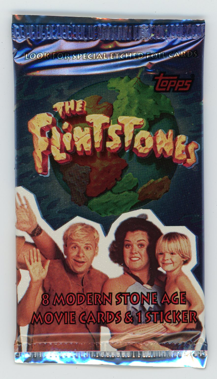1993 Topps Universal The Flintstones Movie Trading Card & Sticker Pack (8 Cards)