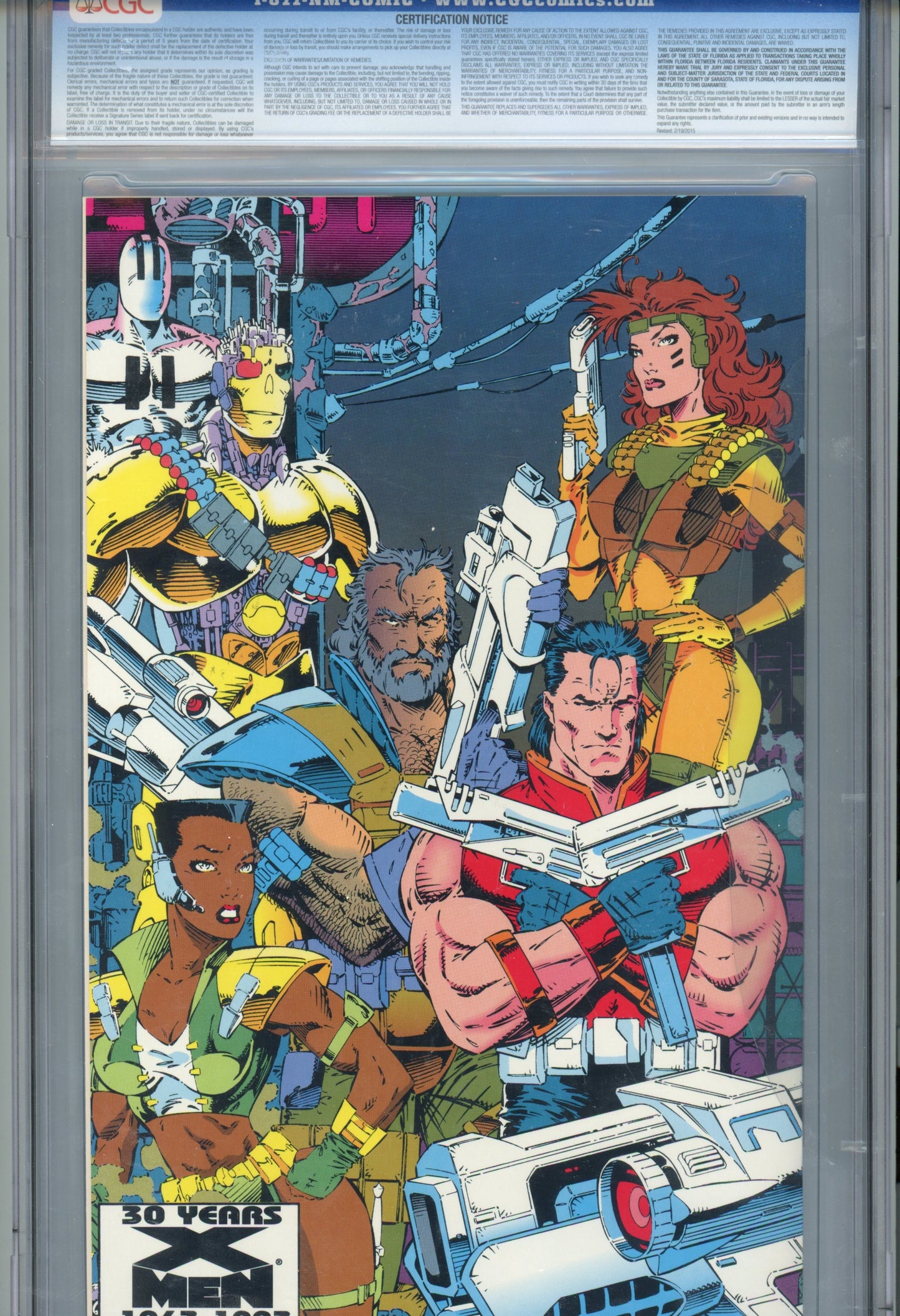 1993 Marvel Cable #1 Graded Comic Book CGC 9.6 Embossed Gold Cover