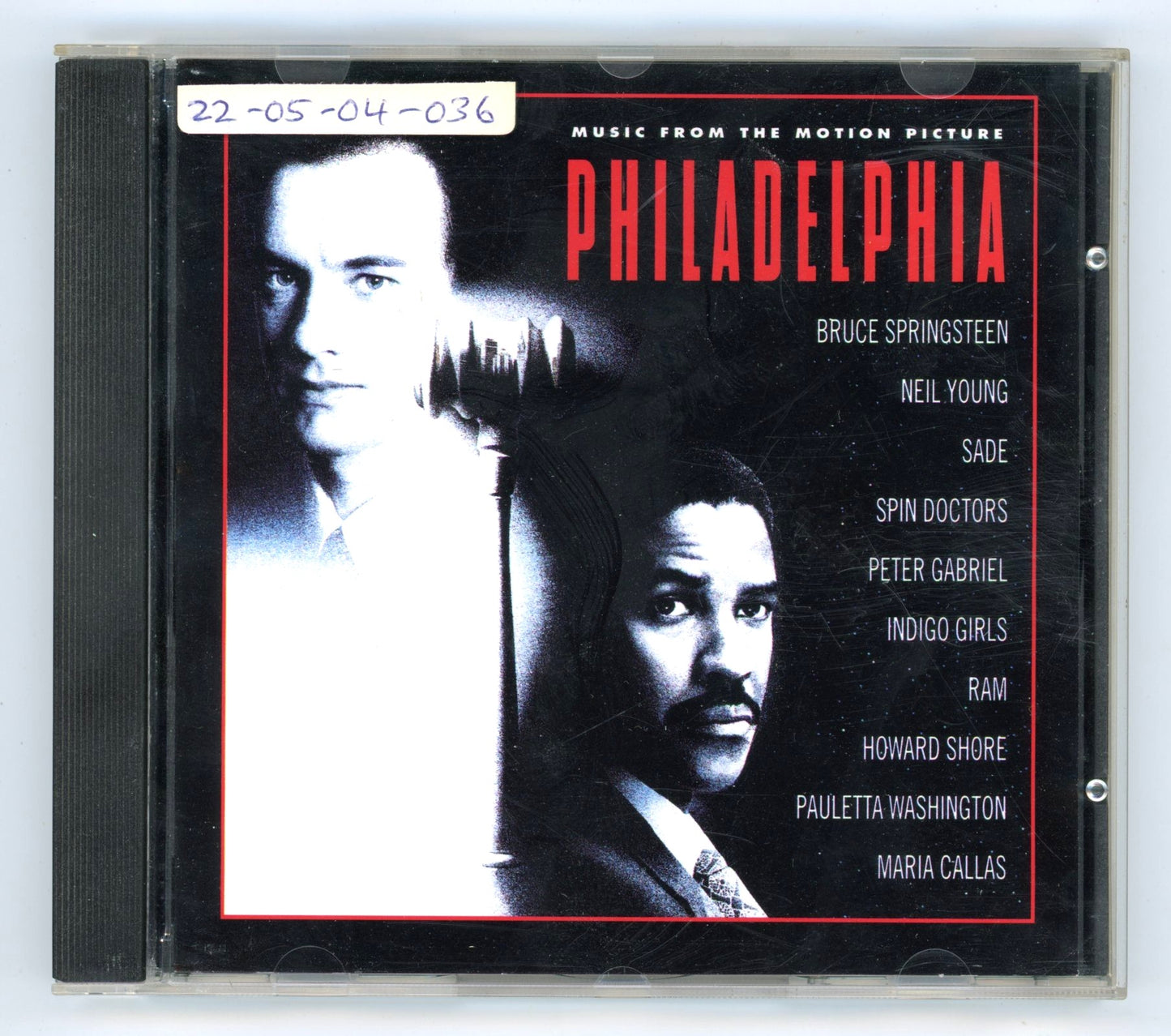 Philadelphia (1993) Motion Picture Soundtrack Vintage CD