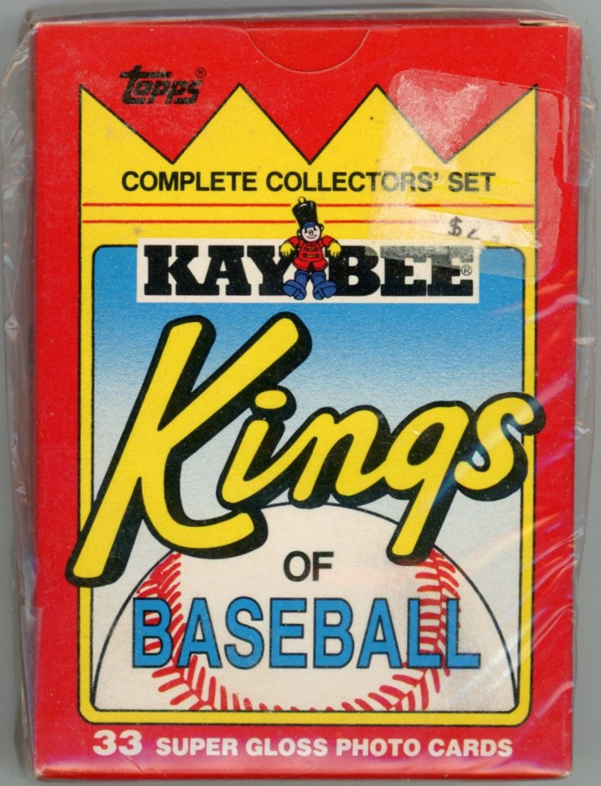 1990 Topps Kaybee Kings of Baseball Complete Collectors' Card Set (33 Cards) Sealed