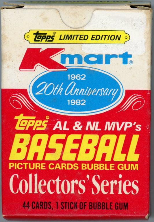1982 Topps Limited Edition Kmart AL & NL MVPs Complete Collectors' Baseball Card Set (44 Cards) Opened