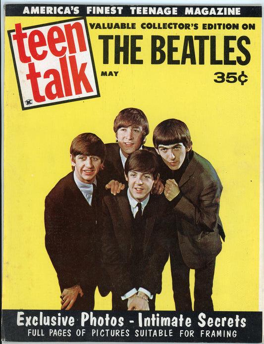Teen Talk Vintage Magazine The Beatles Collector's Edition (May, 1964) Extremely Rare!