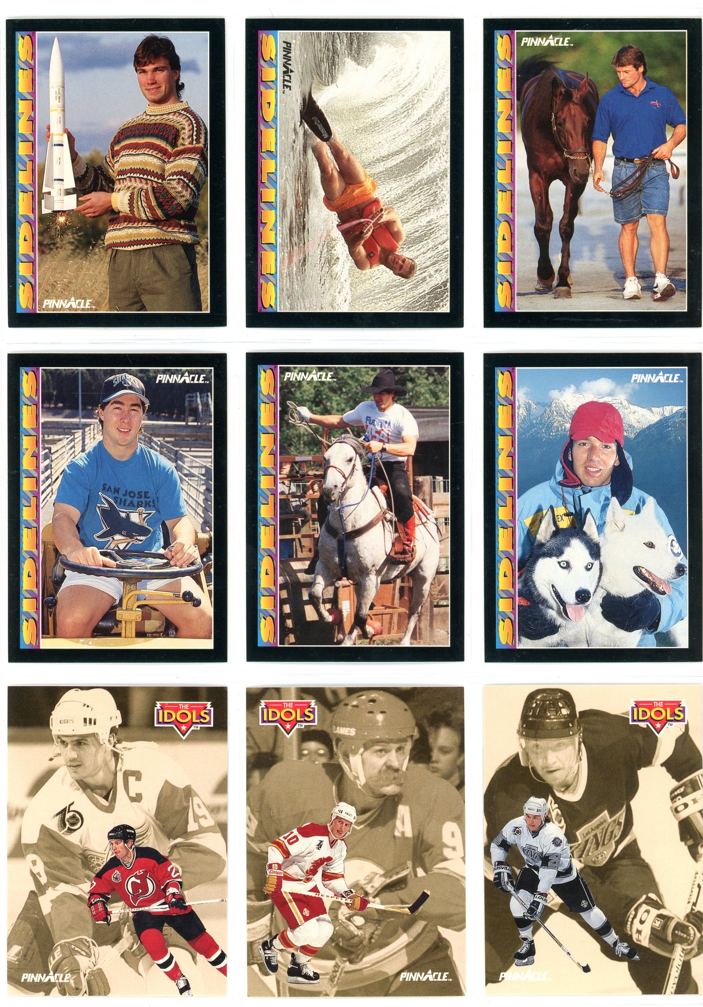 1992/93 Pinnacle Hockey Card Complete Set (420 Cards)