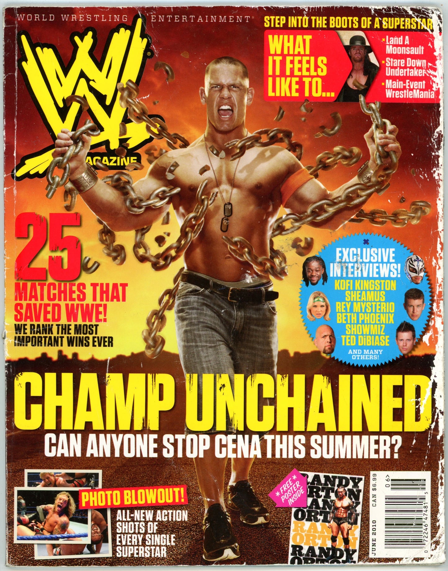 WWE Wrestling Magazine (June 2010) John Cena