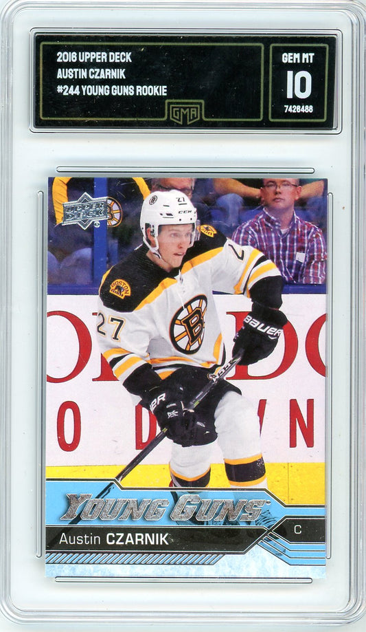 2016 Upper Deck Austin Czarnik Graded Rookie Card #244 GMA 10